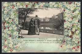 Ems, Kaiser Wilhelm I. und seine Schwest