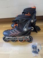 Inlineskates schwarz orange A7 gr 45
