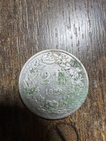 2 Fr. Silbermuenze 1878, Helvetia, Sammlerstueck, Top!