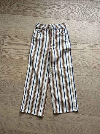 Sézane le cropped jean gestreift Gr. 34