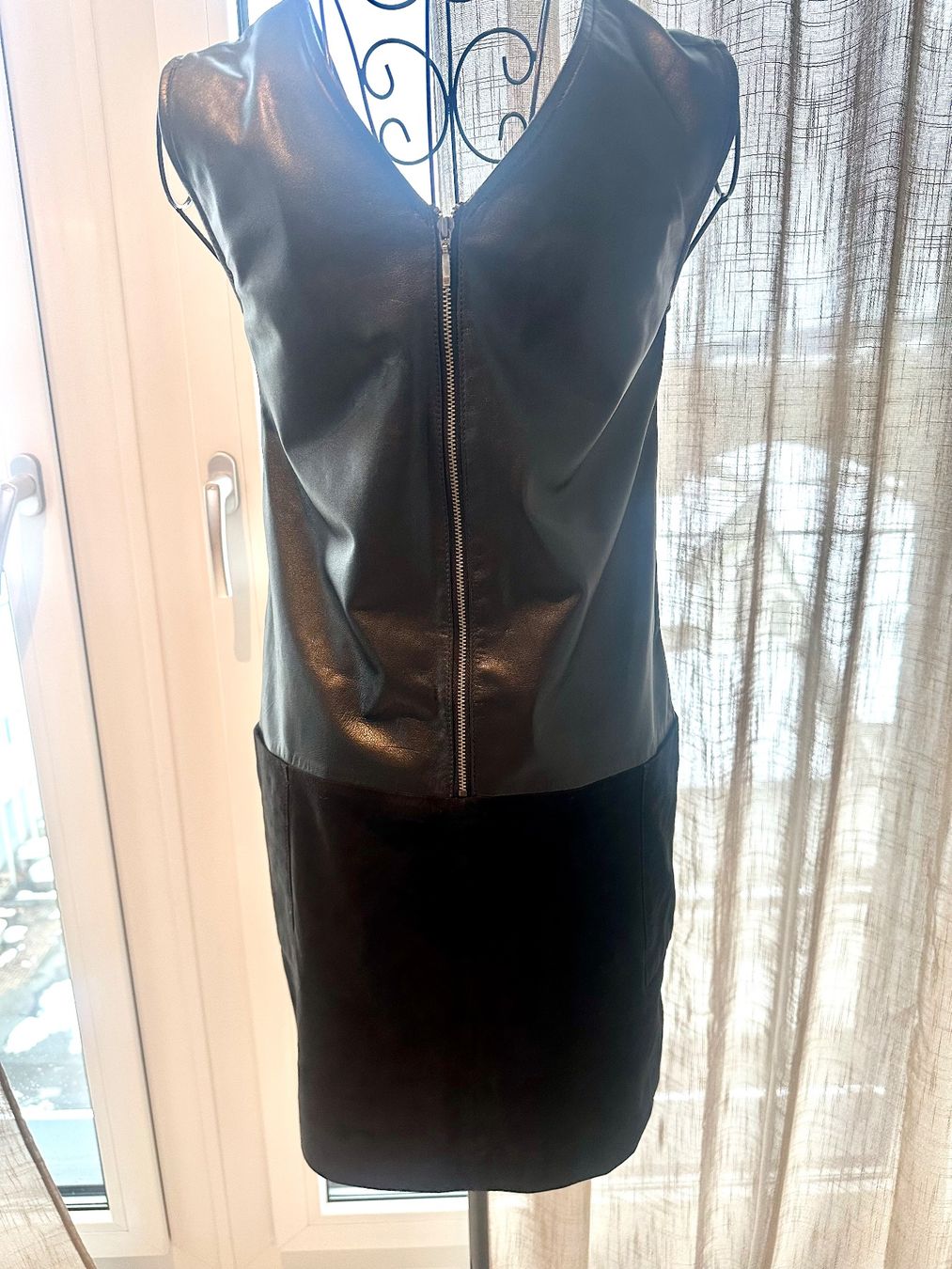 Mango Vestiti: Wunderschönes Mango Lederkleid, neu – Nuovo e nell'imballaggio originale da Bremgarten AG venduto da jiom 4