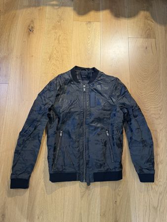 Zara Bomber Jacket Camouflage Print Size M