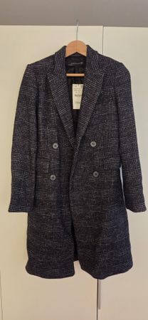 Zara Woman Mantel kariert, Grösse XS, Neu mit Etikett