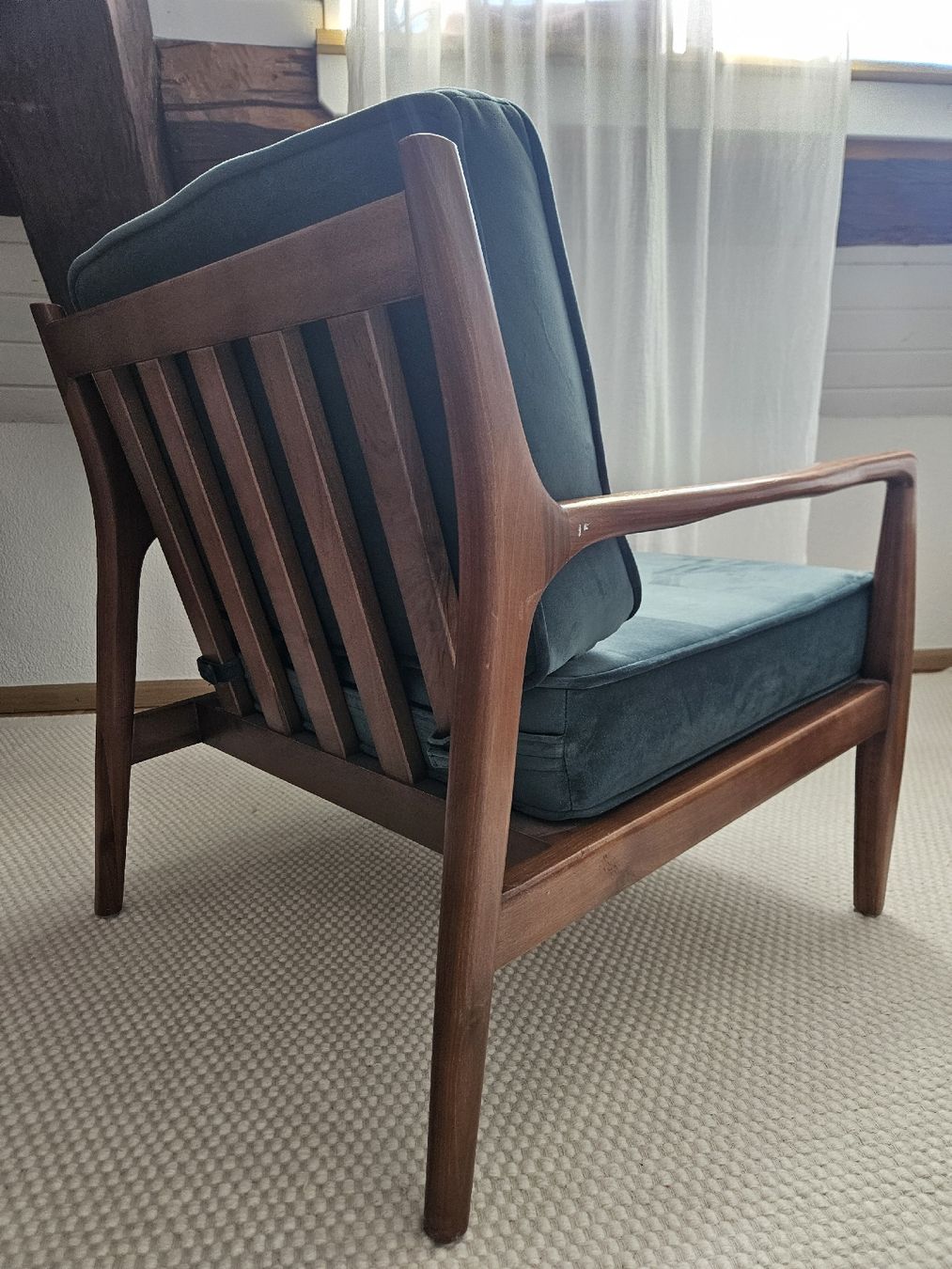 La Redoute Poltrone: Sessel Nussbaum massiv – Usato da Nuglar venduto da mjc_cw9f 2