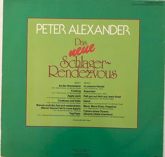 Dischi in vinile: 4x LPs Peter Alexander – Usato da Grüningen venduto da azulmarron 3