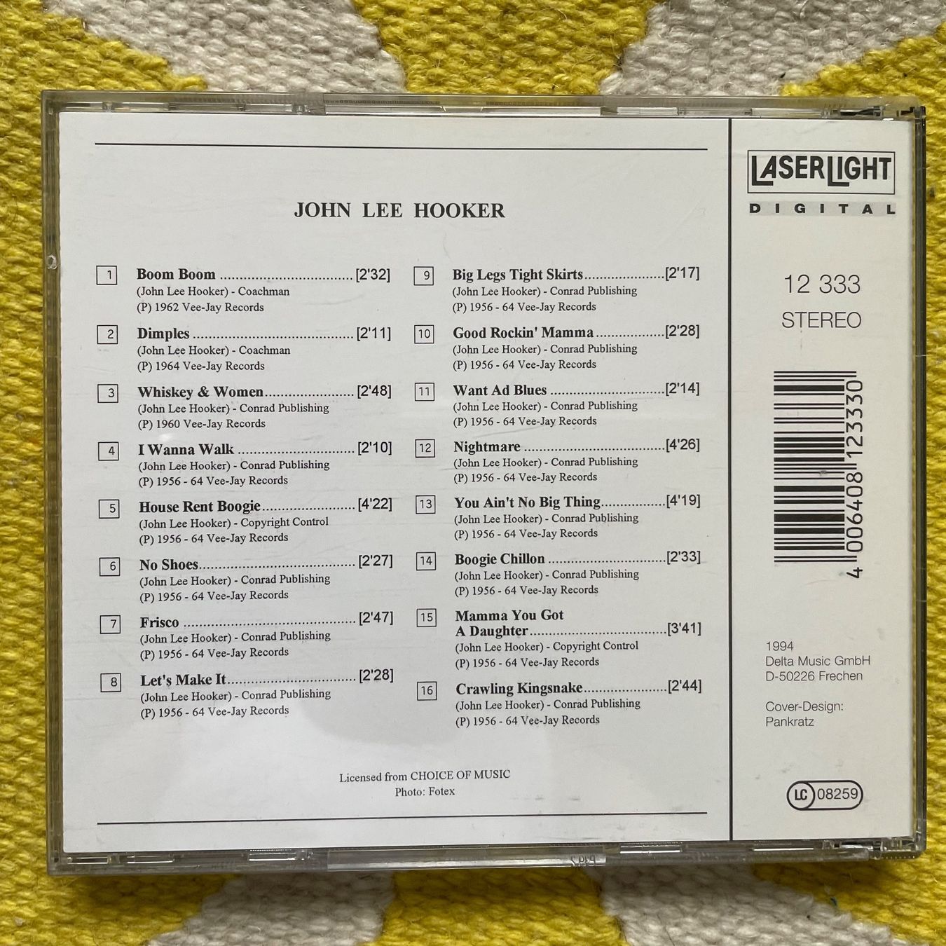 CD: JOHN LEE HOOKER-BOOM BOOM – Usato da Rorschacherberg venduto da CD-Roli 1