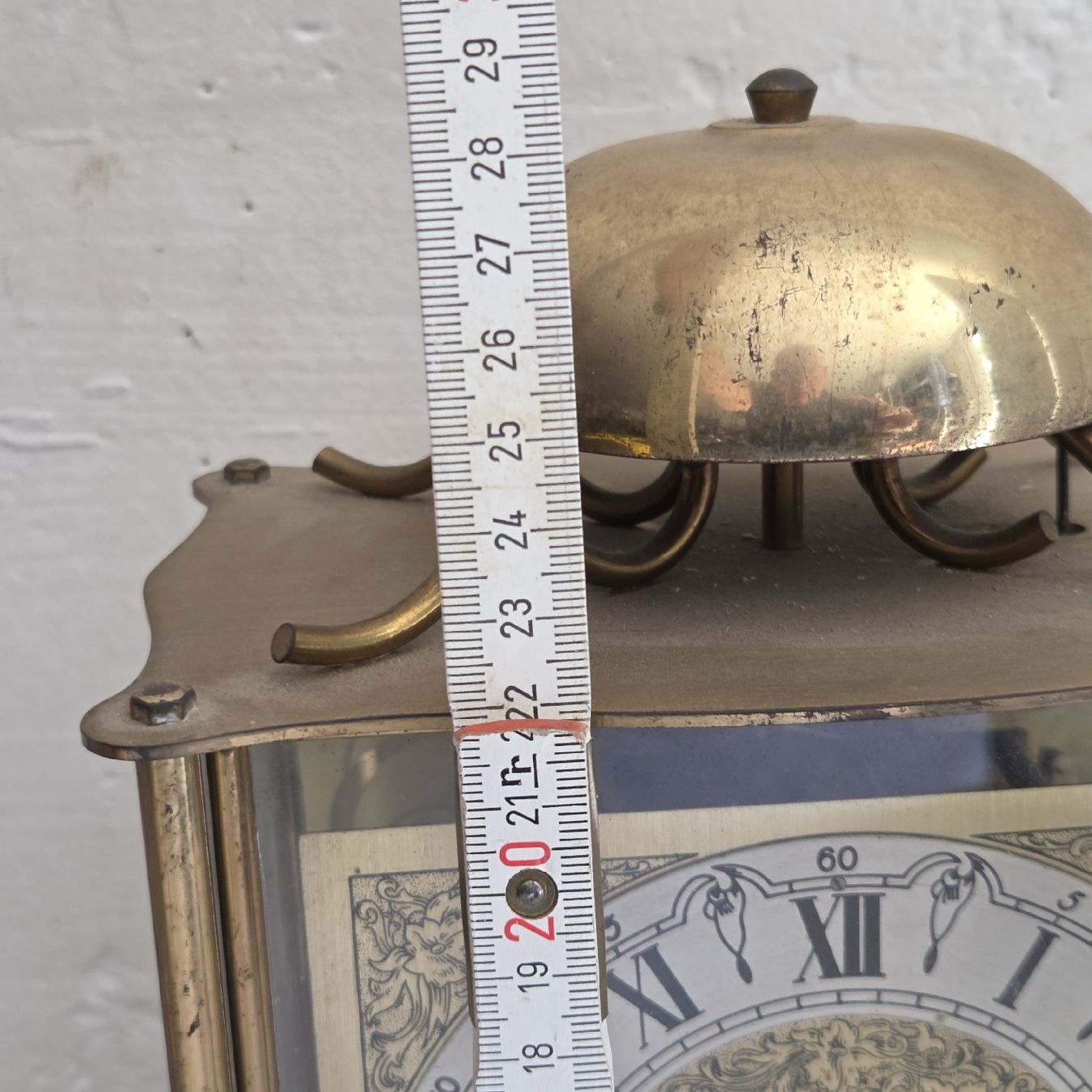 Bucherer Stand- & Wanduhren: Antike Bucherer Tischuhr Messing mit Glocke.. – Defekt aus Stans von Ducati16 4