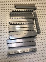 LEGO 20x  Stein neu dunkelgrau 1x10 (6111) neu