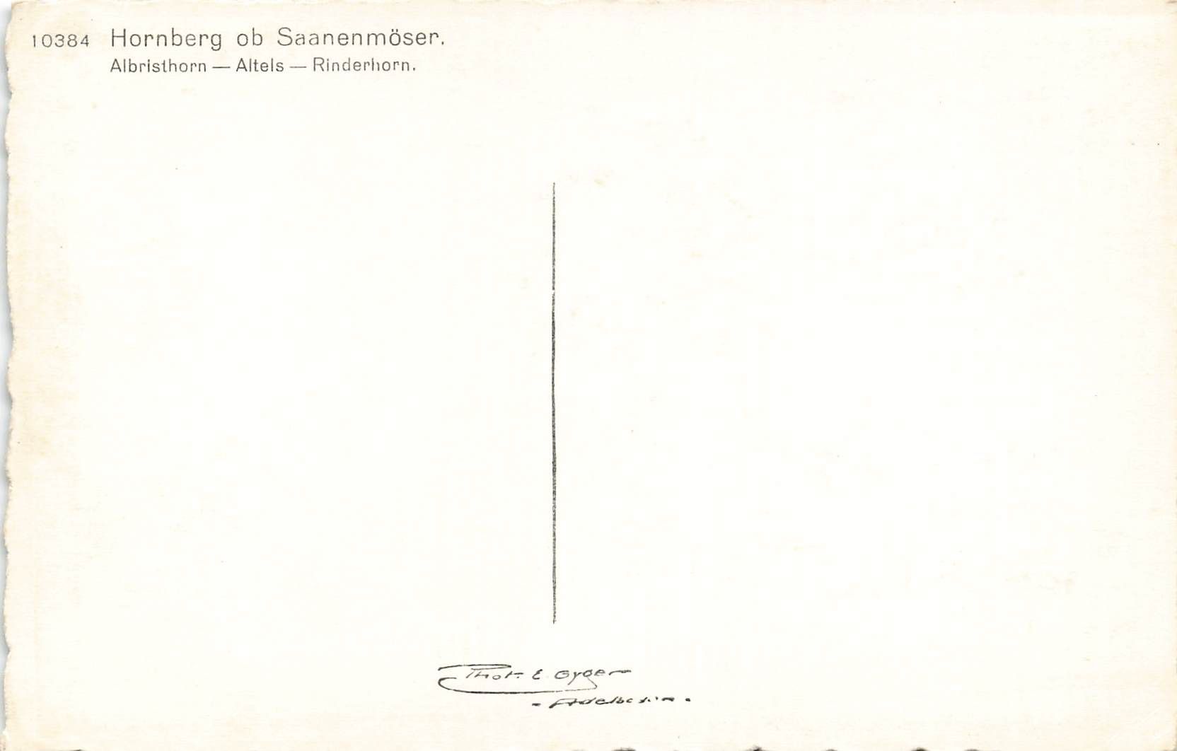 Cartoline postali: Hornberg Saanenmöser – Usato da Biasca venduto da Blenio71 1