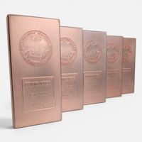 Investitionsset - 5kg Kupferbarren. 99,9 % inkl. Zertifikat