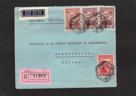 Siegelbrief Portugal/Mocambique(Kolonie)-Schweiz ,30.7.1946