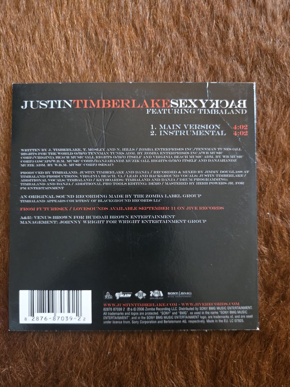 CD: Justin Timberlake - Sexyback Single – Usato da Esslingen venduto da MaximeNi 1