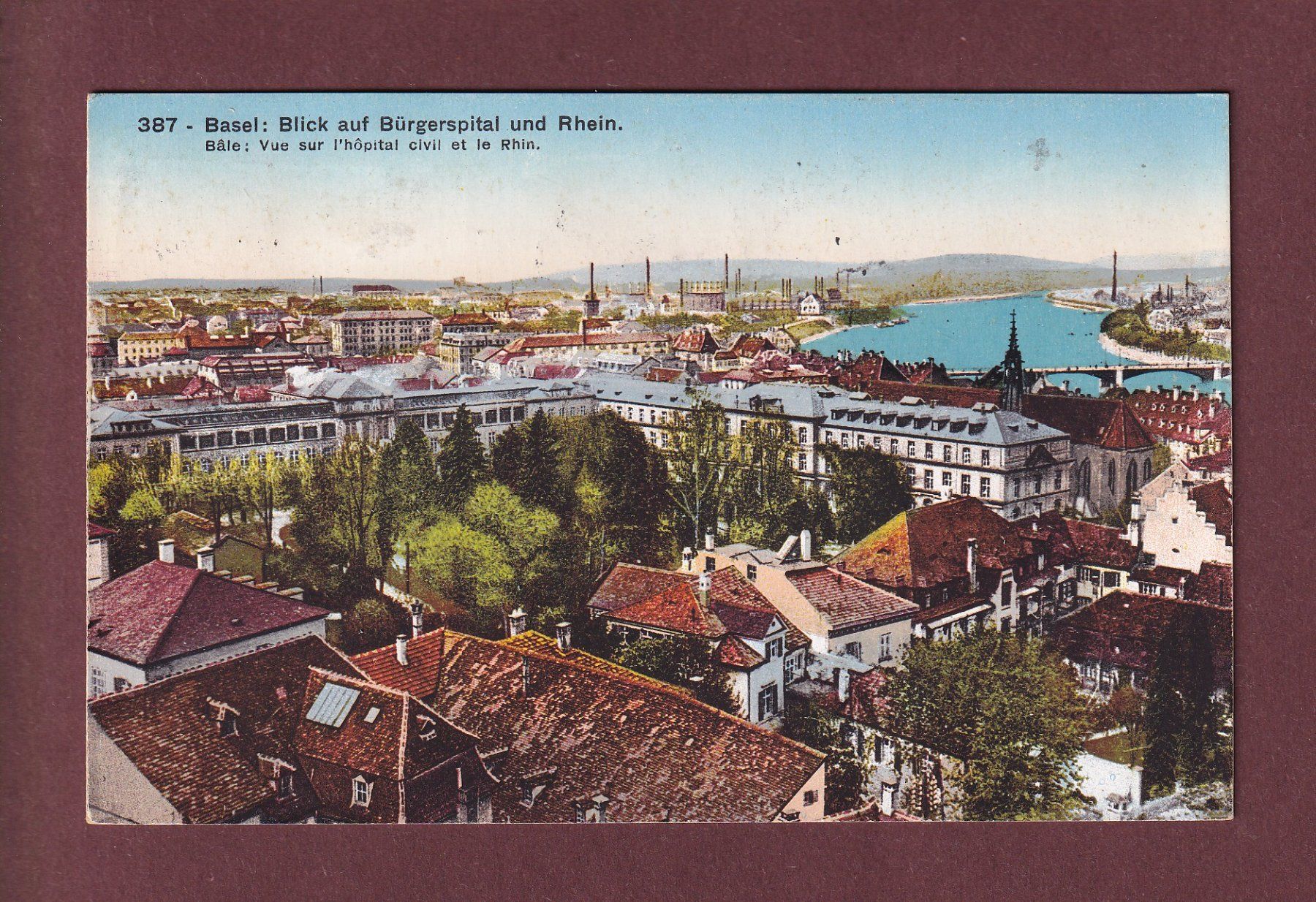 Cartes postales: BASEL - Bürgerspital - 1928 – D'occasion à Pully par nicecards