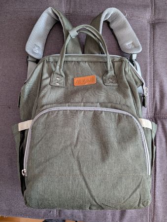 Praktischer Wickelrucksack - Grün - Top Zustand