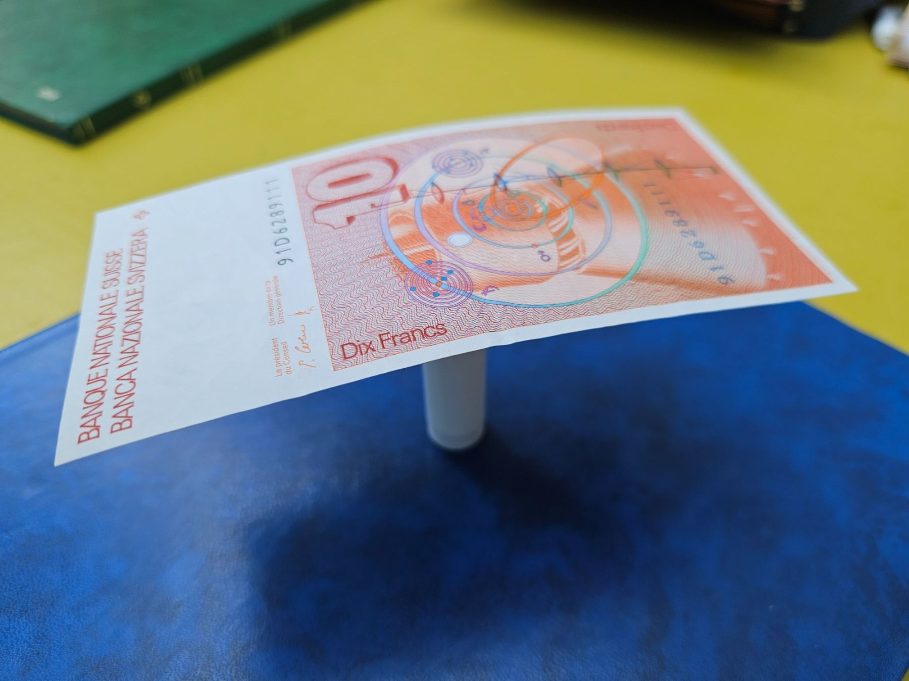 Banconote: Billet de 10 francs suisse – Nuovo e nell'imballaggio originale da Biel/Bienne venduto da echinops 2