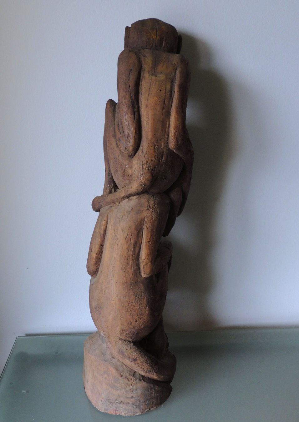 Sculture & Statue: Holz Wächterfigur Palau Archipelago Mikronesien – Usato da Waldenburg venduto da labrador707 2