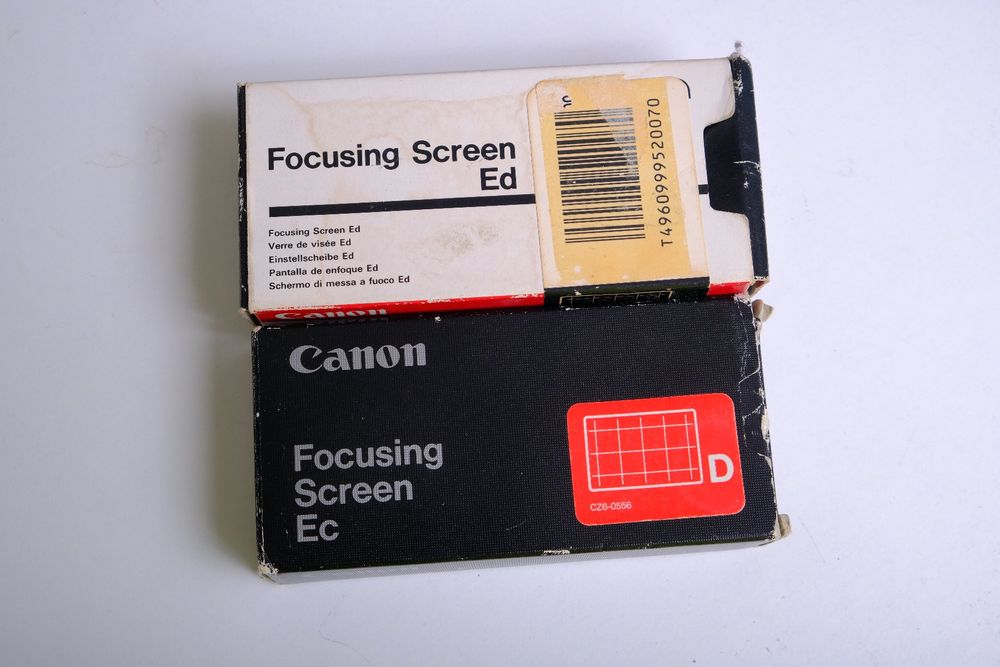 2x Canon Focus Screens | Kaufen auf Ricardo