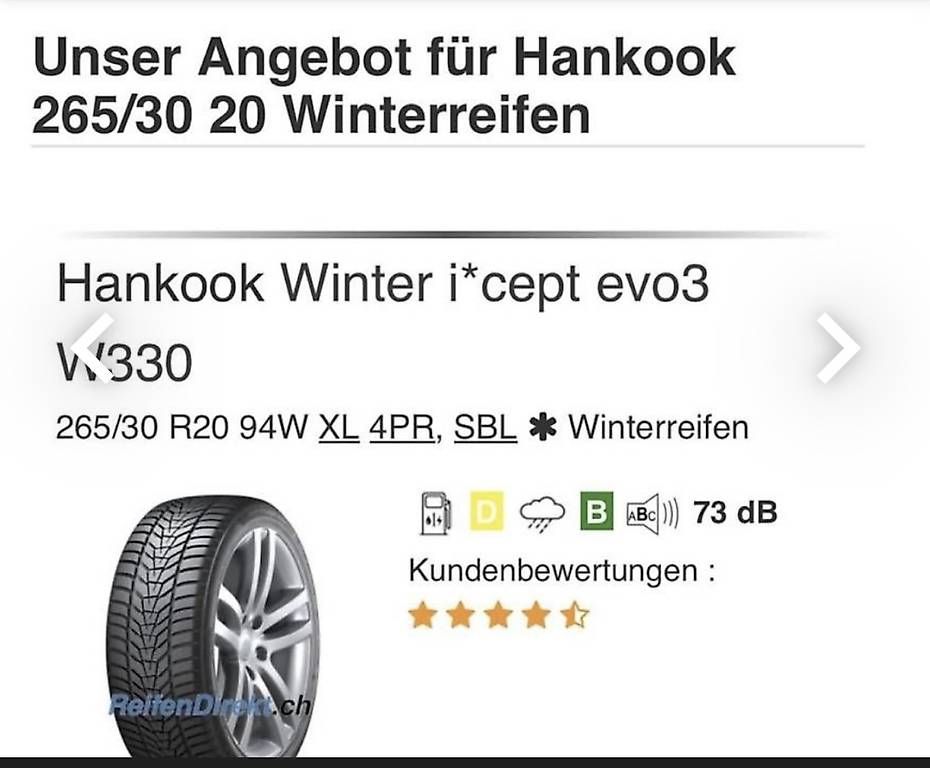 Pneumatici & Ruote complete: Audi RS4 / RS5 Winter Kompletträder  – Usato da Giebenach venduto da an__8csh 4