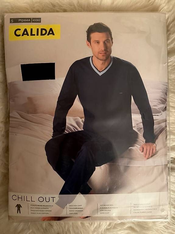Calida Pigiami: CALIDA PYJAMA Herren Gösse S, blau – Nuovo e nell'imballaggio originale da St. Gallen venduto da Bhallo01