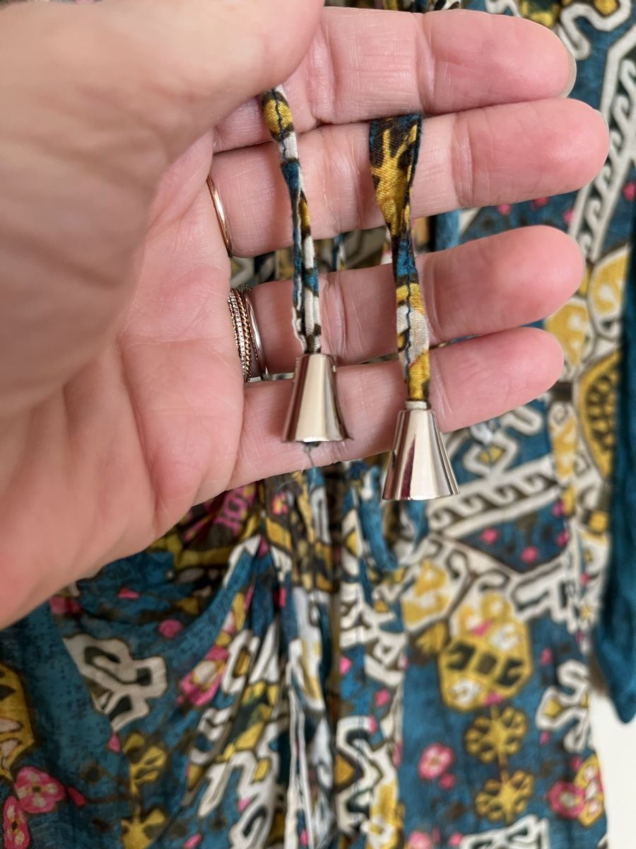 Camicette: Boho Wickelbluse von BE-Y-E, Grösse M, Baumwolle / Seide – Usato da Zürich venduto da Starstone 2
