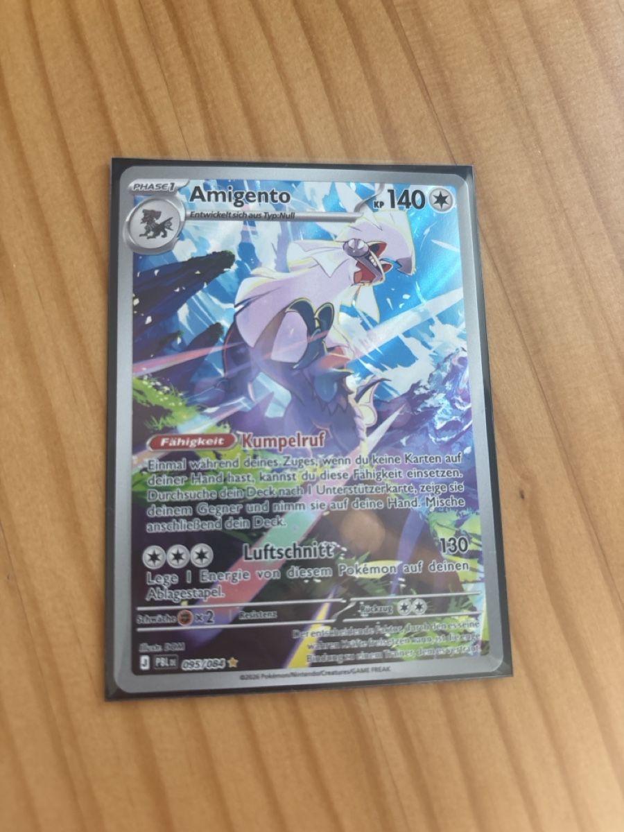 Pokémon Carte collezionabili: Amigento IR, PBL095, Near Mint – Usato da Bern venduto da Pokescherti