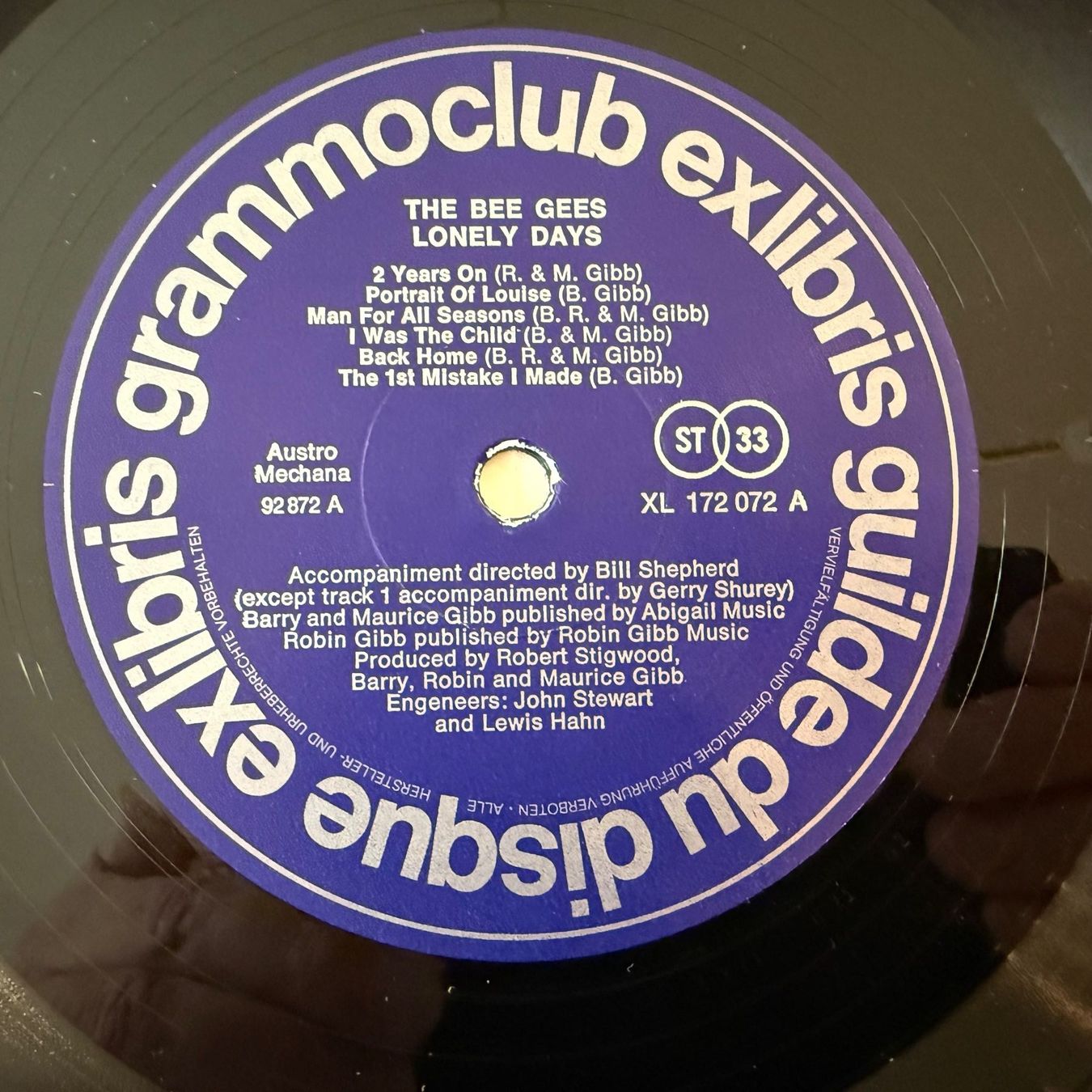 Dischi in vinile: BEE GEES - LONELY DAYS – Usato da Zürich venduto da fehlton 3