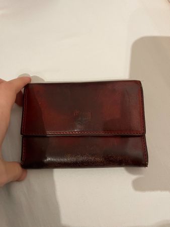 MALEDETTI TOSCANI Portemonnaie, dark red in leather
