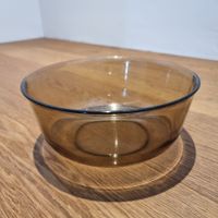 Braune Vintage Glas Schüssel, backschüssel