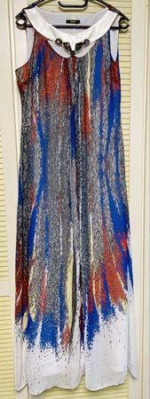 Langes wunderschönes Sommerkleid, Gr. 42, neu