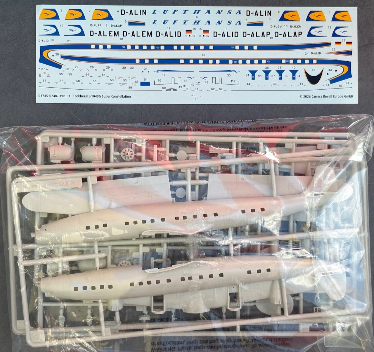 Revell Kit di modellismo & Modellini statici: Lockheed Super Constellation, M : 144, 24.1 cm lang – Nuovo e nell'imballaggio originale da Rütihof venduto da Bashful 2