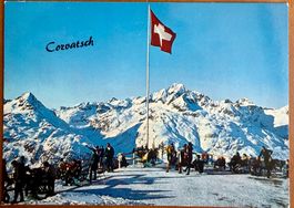 Silvaplana Corvatsch - Sonnenterrasse bei der Mittelstation