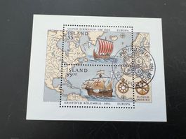 1991 Island Block  Erstag  (A1033)