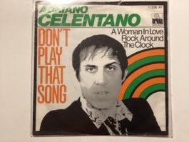 Adriano Celentano Single - Don’t Play That Song / Rock Aro…
