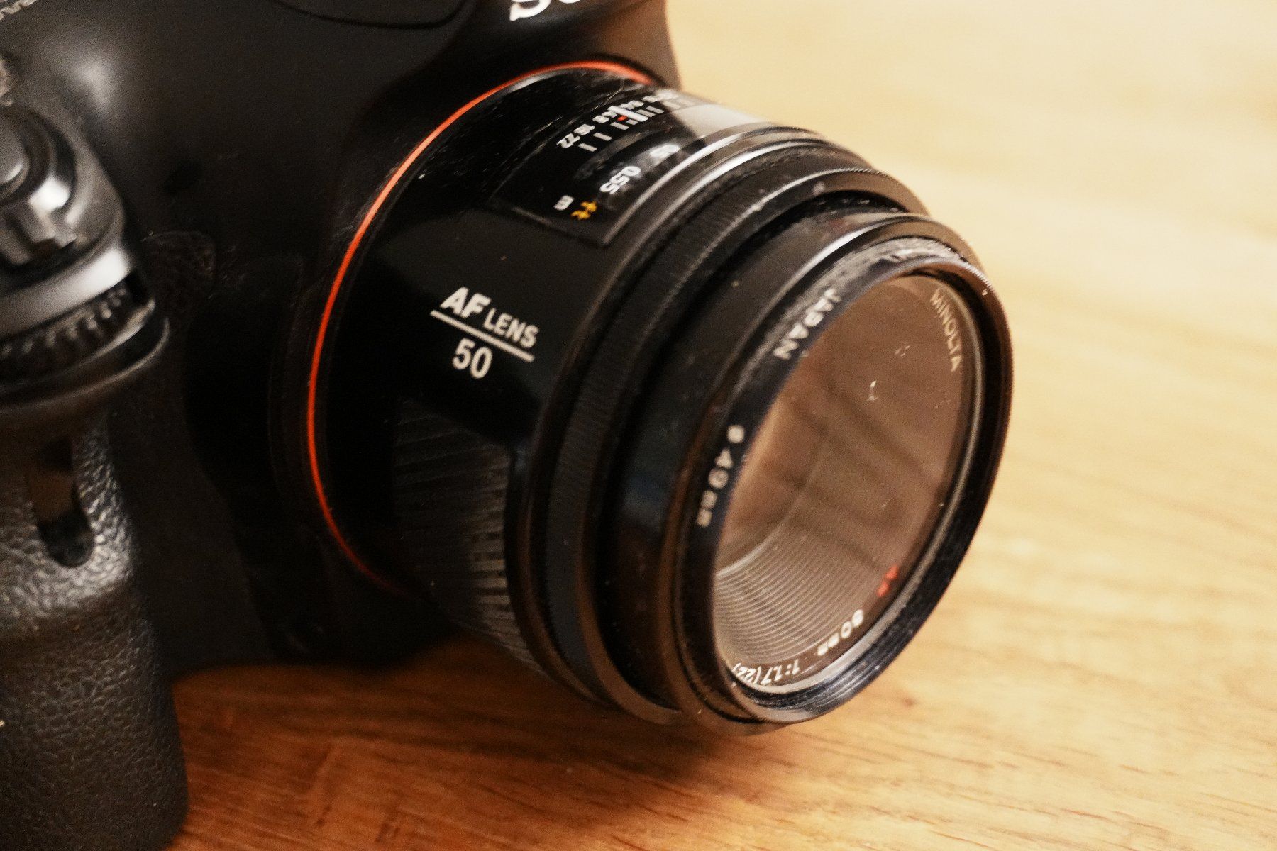 Sony Fotocamera: Sony Alpha 58 SLT-A58 mit Minolta Obj. 50mm 1:1.7 – Usato da Wetzikon ZH venduto da Stranger 2