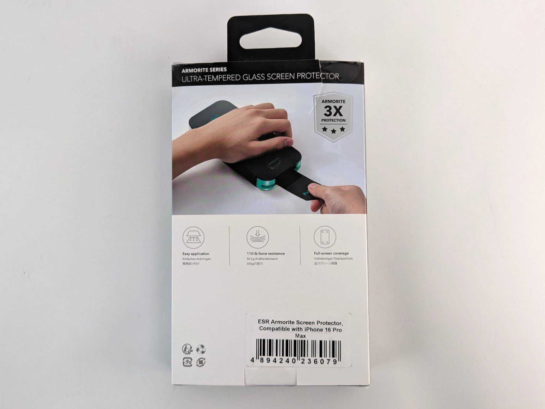 Cover & Protezioni schermo: ESR Armorite Displayschutz iPhone 16 Pro Max – Nuovo (secondo la descrizione) da Dintikon venduto da Restwert_Dintikon 4