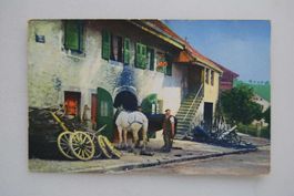 AK Helgisried (Poststempel), Hufschmied 1919