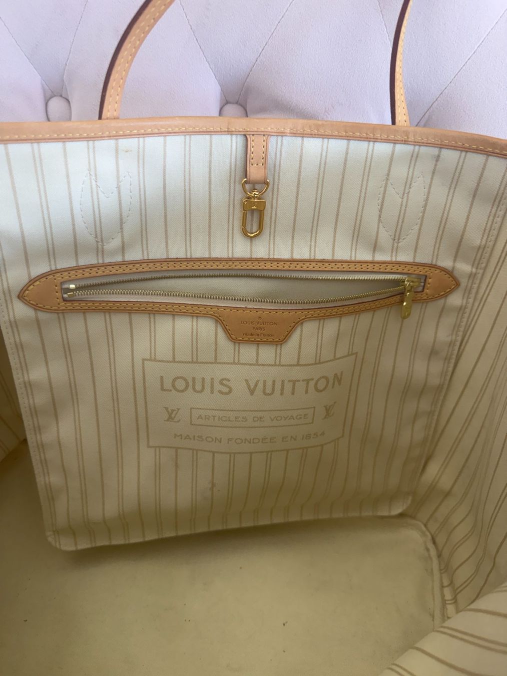 Louis Vuitton Borse da donna: Louis Vuitton Damier Azur Neverfull GM / Shopper – Usato da Pfäffikon SZ venduto da xevo_Networks 1
