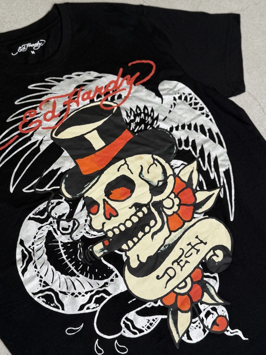 Ed Hardy T-shirt: Ed hardy t shirt Gr. M – Usato da Luzern venduto da Fabri2000 2