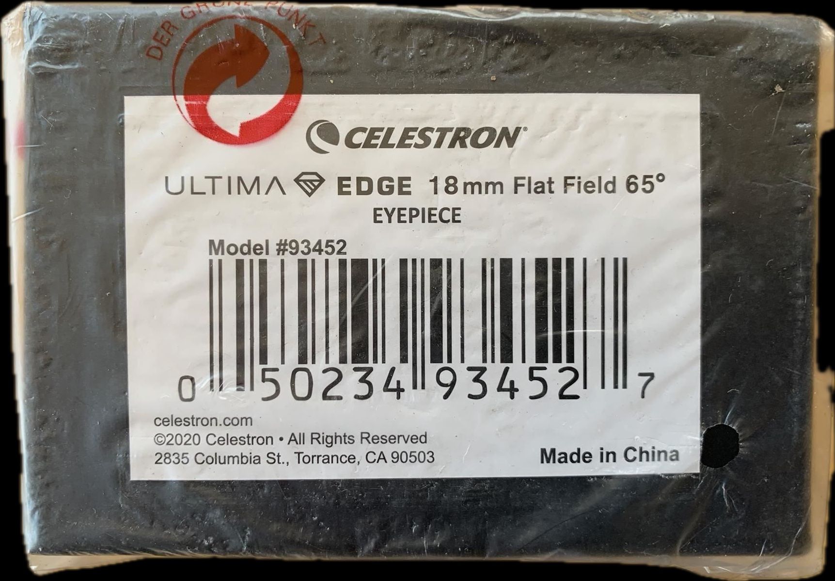 Celestron Telescopi: Celestron Ultima Edge 18mm Flat Field – Nuovo e nell'imballaggio originale da Zürich venduto da AstroTime