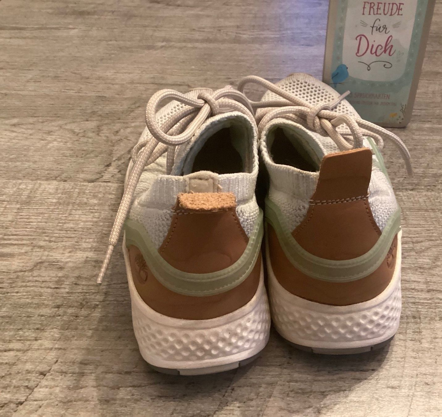 Timberland Scarpe da donna: Timberland Sommer Sneaker Gr.40, weiss mint – Usato da Horn venduto da Resvi 4