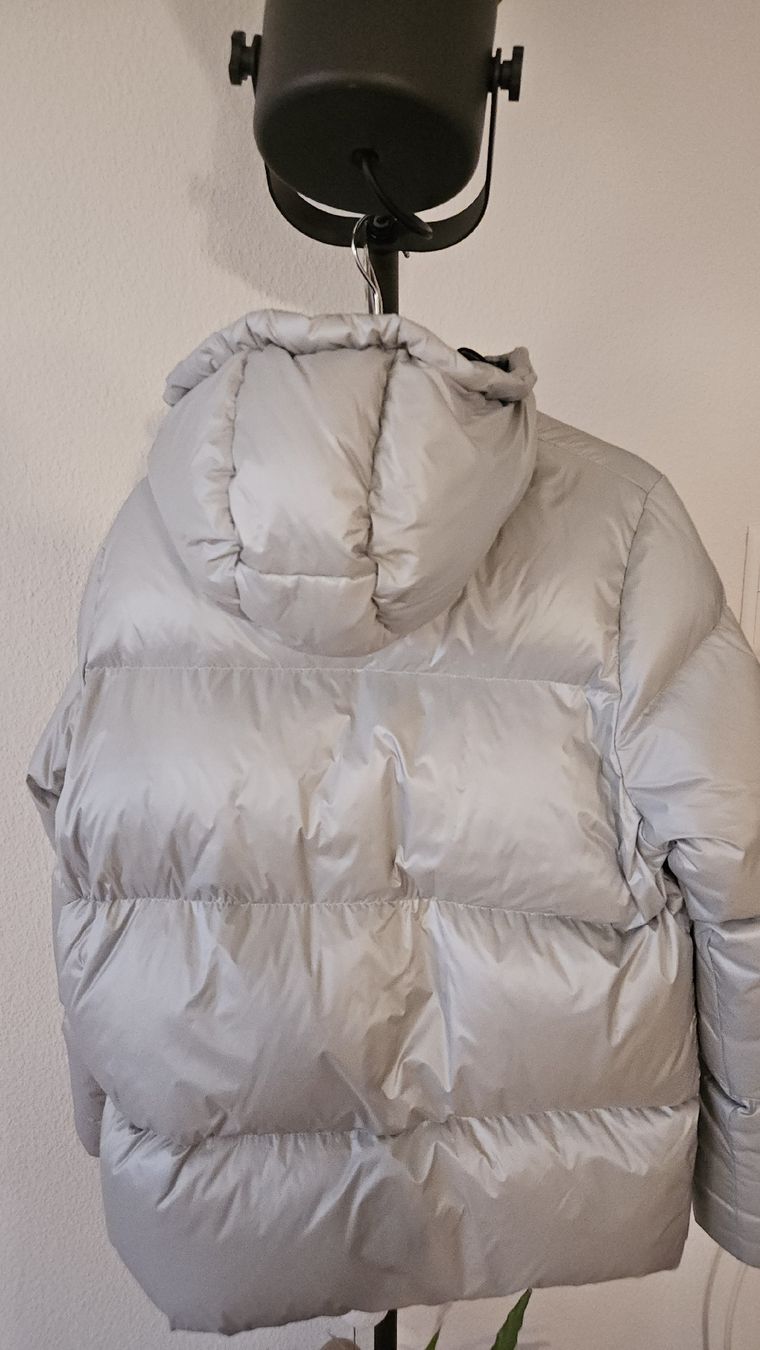 Giacche: Warme Blaumax Daunenjacke Oversize silber – Usato da Zürich venduto da LK0138 1