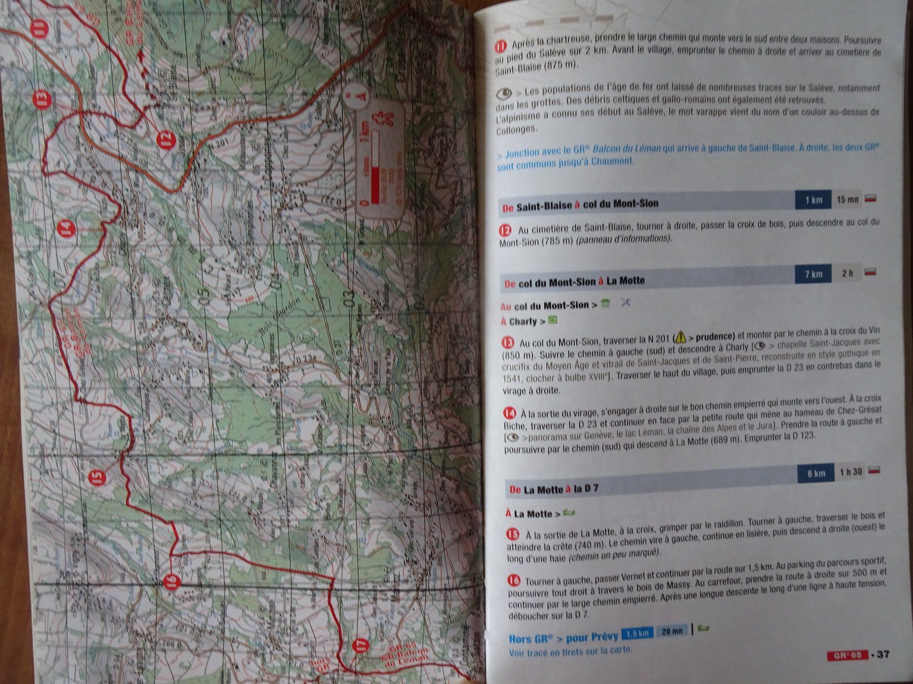 Bücher: Grande randonnée 65 - Sentier vers St-Jacques-de-Compostelle – Gebraucht aus männedorf von purzelchen 4
