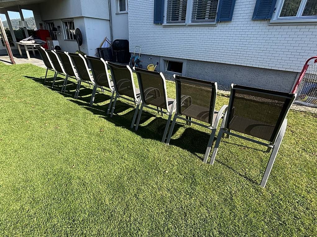 Chaises: Gartenstühle aus Alu – D'occasion à Schötz par flo_6llh 1