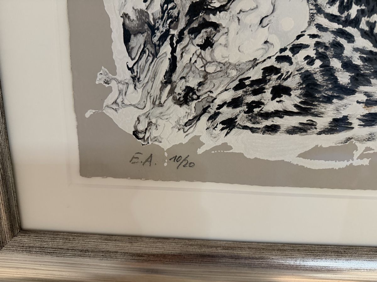 Grafica & Litografie: Rolf Knie Lithographie Tigerbaby – Usato da Kölliken venduto da Gentle 2