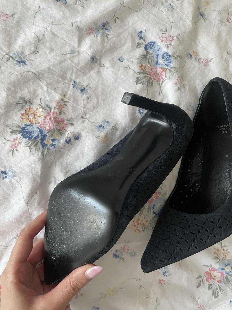 Mango Damenschuhe: Mango Black High Heels, Size 38 – Gebraucht aus Bazenheid von hat_96 4