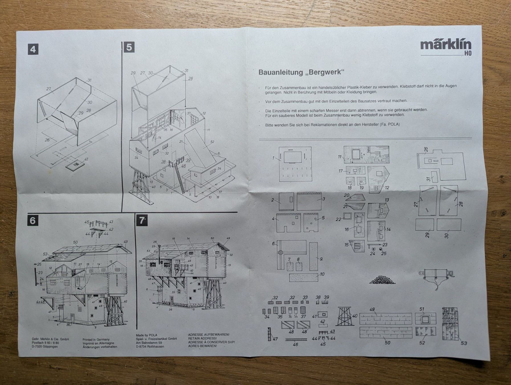 Märklin Modellini di ferrovie: Wagons à bestiaux et hangars à construire. – Usato da montcherand venduto da Niollu 7