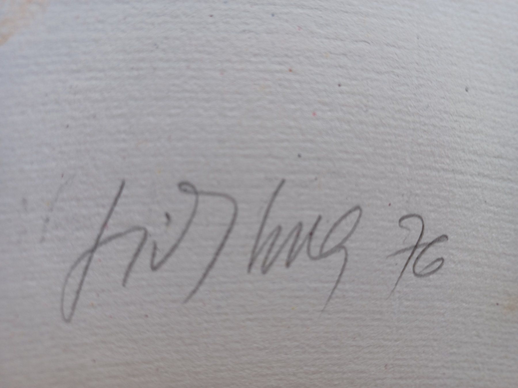 Grafiken & Lithographien: Hug Fritz "Leopard" mit Bleistift handsigniert nummeriert – Gebraucht aus Siebnen von Kareno 1