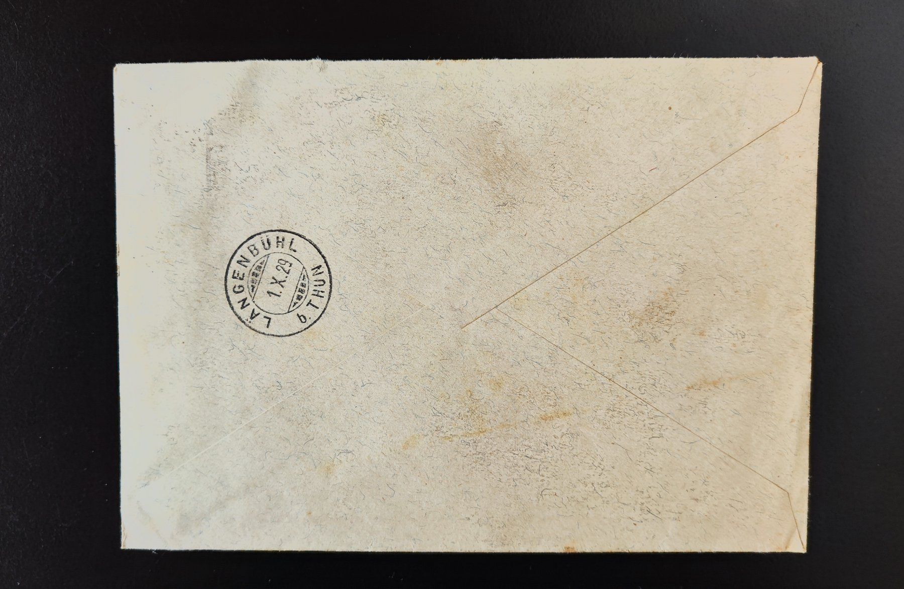 Buste & buste per spedizione: Couvert Otto Küenzi Bern 1929 – Usato da Lenzburg venduto da Dani_Lenzburg 1