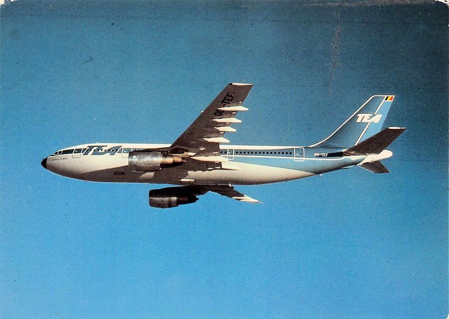 Ansichtskarten: TEA Trans European Airbus A 300 – Gebraucht aus Frauenfeld von POML