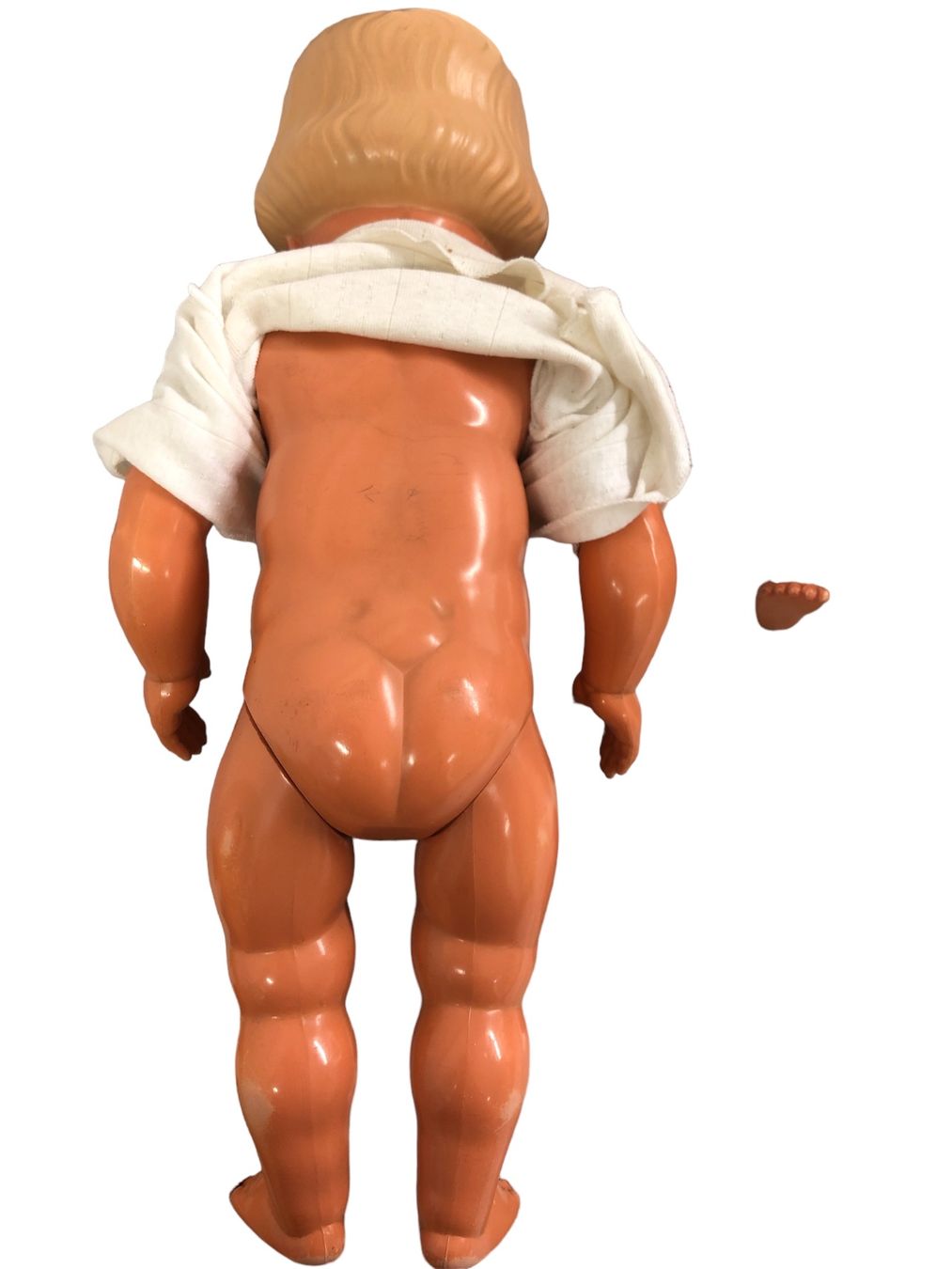 Bambole: antike Puppe, Celluloid, 48 cm gross – Usato da Pratteln venduto da Dollshop 4